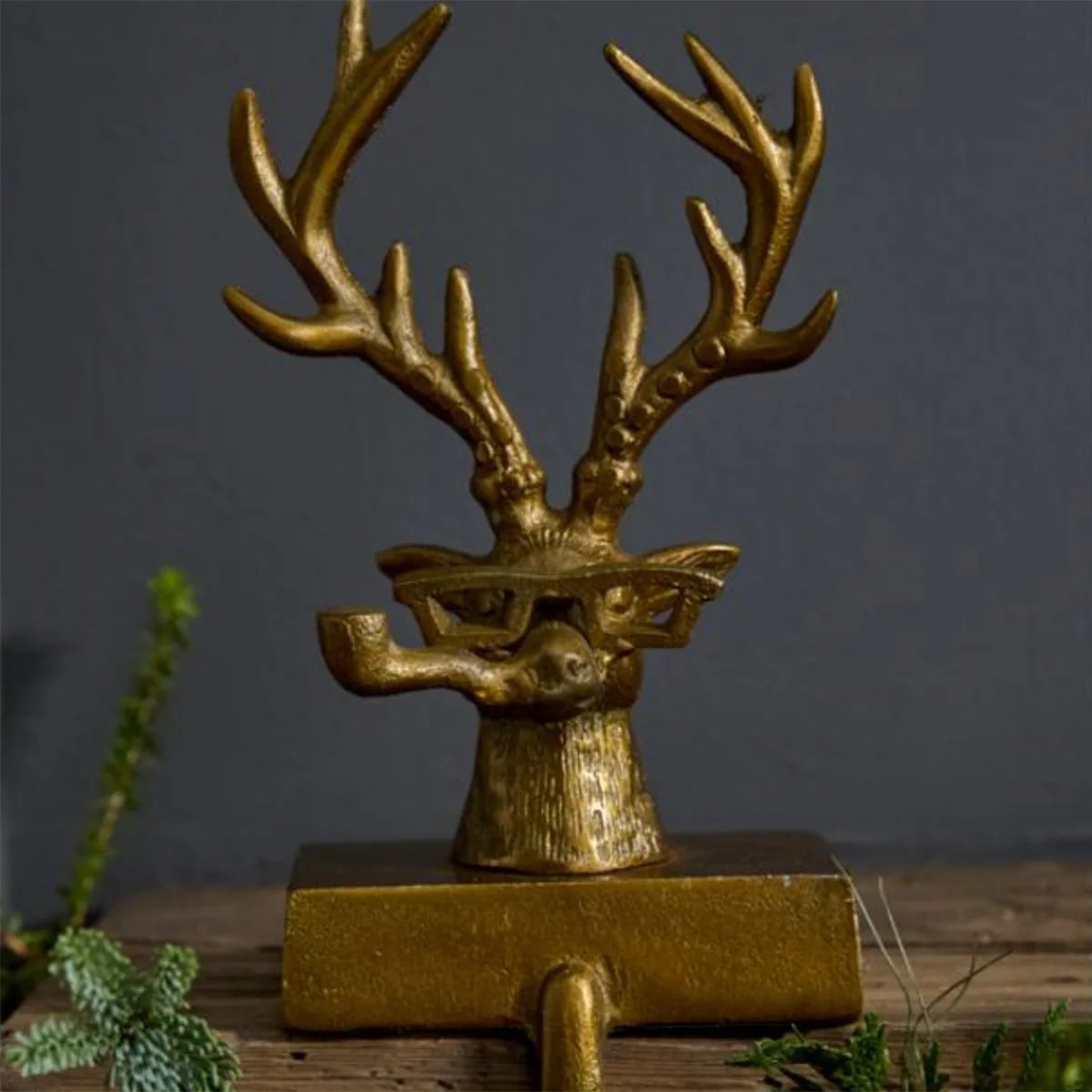 Eric + Eloise Metal Animal Stocking Holders