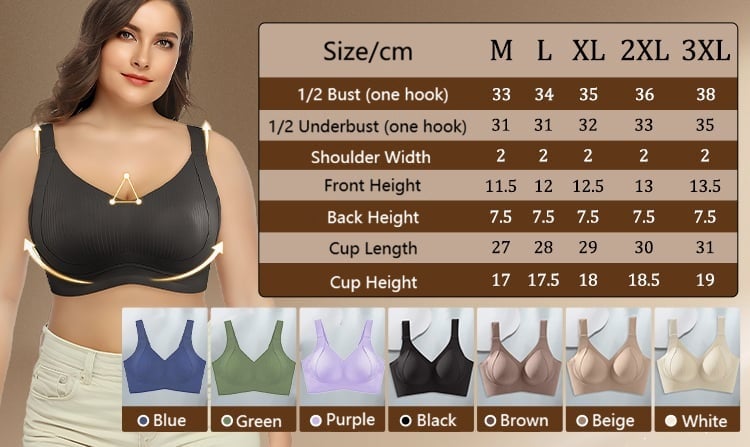 wireless push-up bra