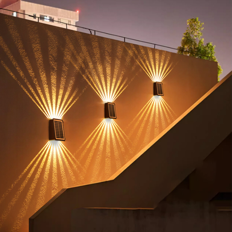 ⏳Time-limited Special⌛ Outdoor Waterproof 4 LED Solar Wall Decorative Spotlight