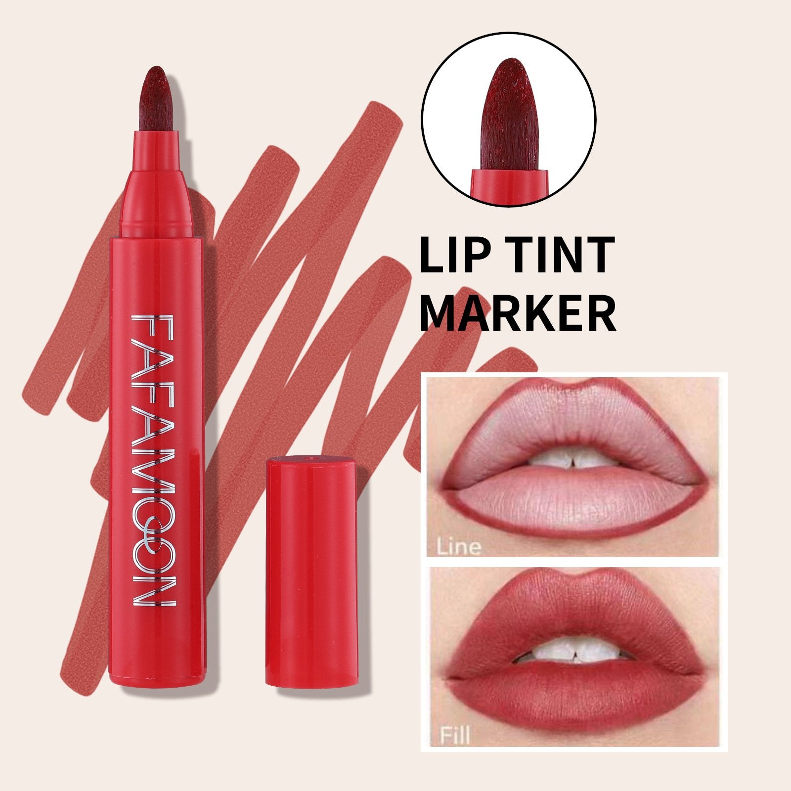 Lip Stain Chisel Tip Maker(🔥BUY MORE SAVE MORE🔥)