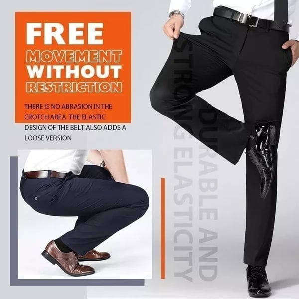 🔥🔥-High Stretch Men's Classic Pants
