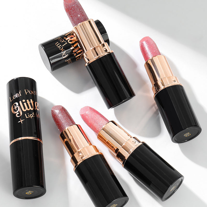 💋Waterproof & Moisturizing Glitter Lipstick