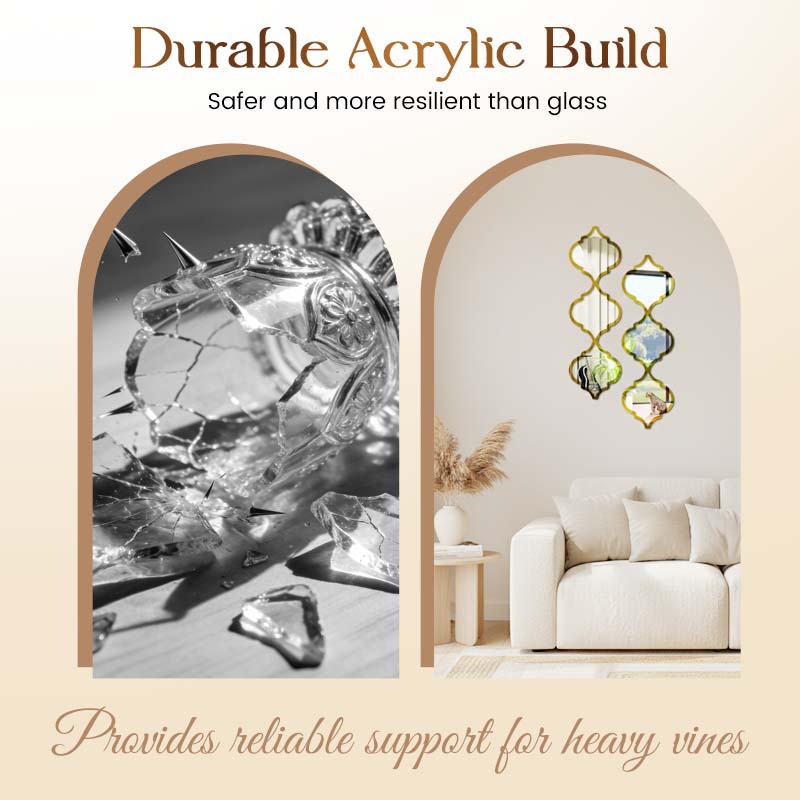 🔥🔥12PCS 3D Acrylic Mirror Rhombus Wall Stickers