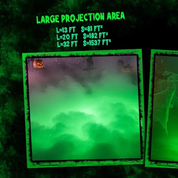 Green Swamp Module / Vertical Laser Projector for Halloween 🎃