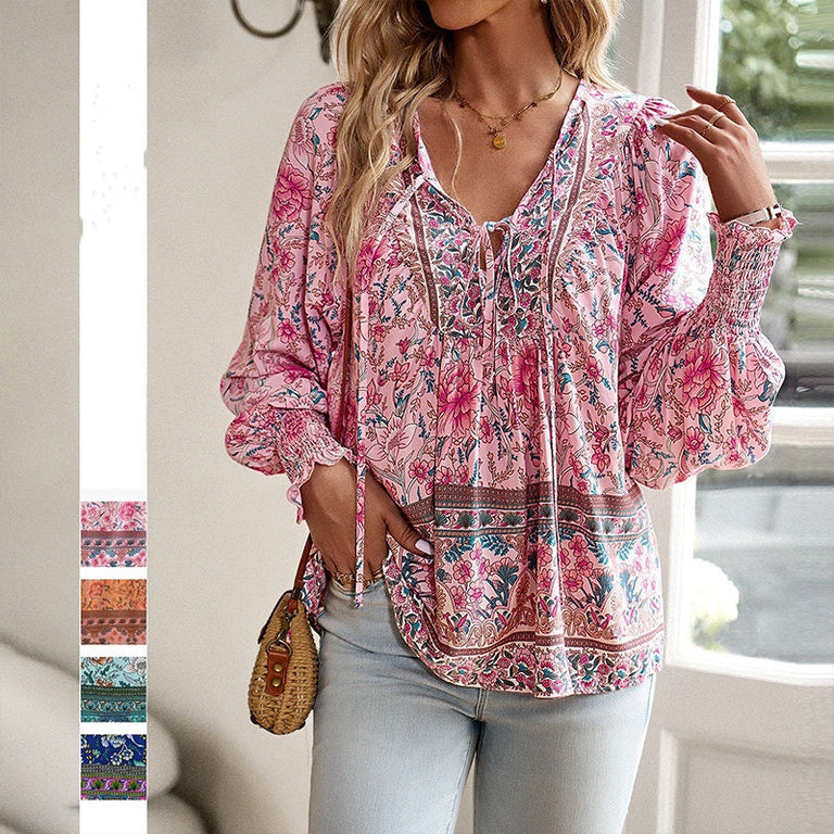Long Sleeve Shirt Printed Women main image 1