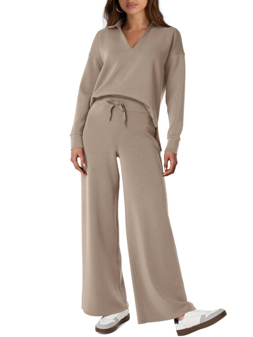 🔥Last Day Free Shipping-Women's 2 Piece Sets Outfits Casual Long Sleeve Sweatsuits Sets