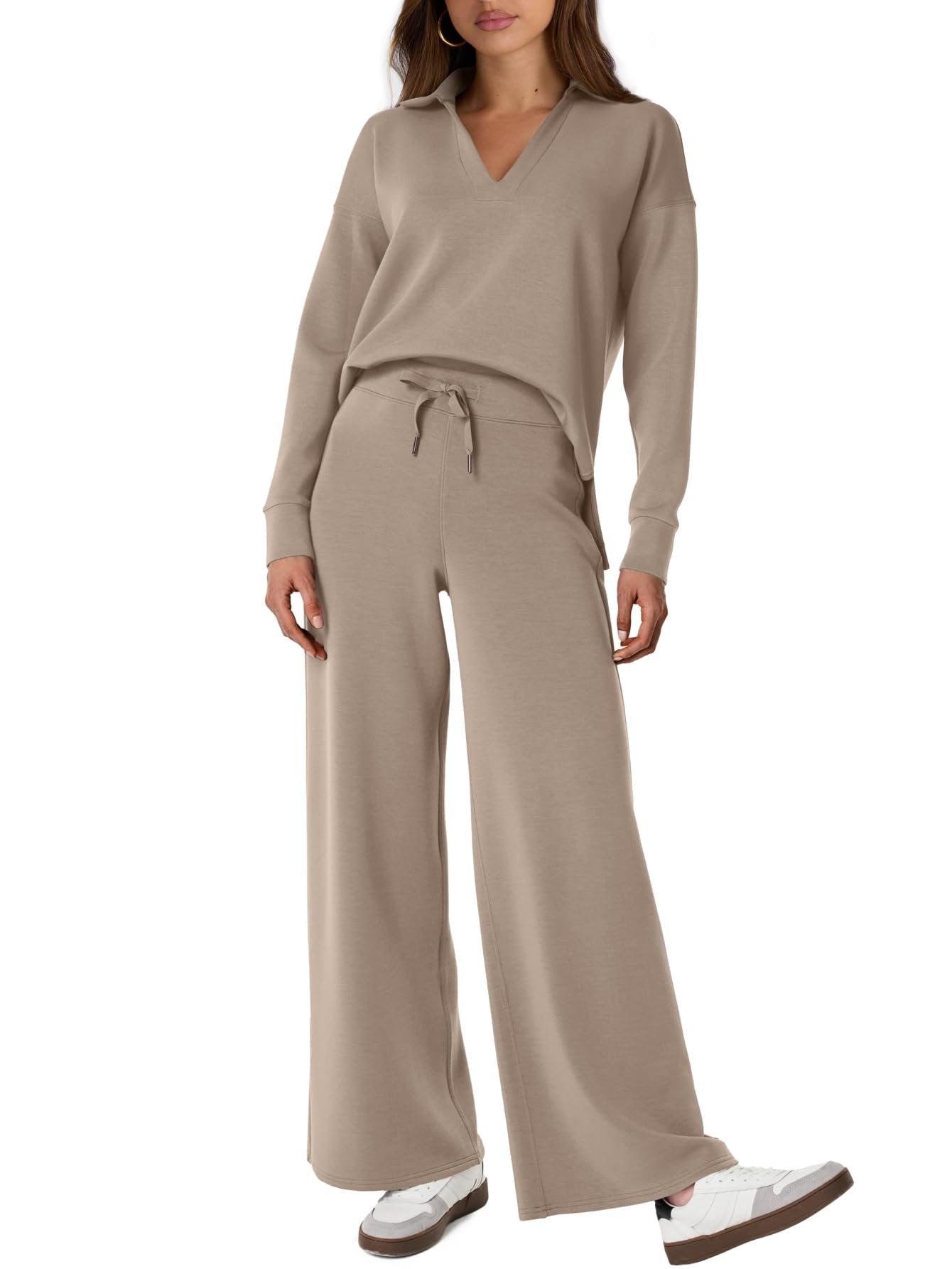 🔥Last Day Free Shipping-Women's 2 Piece Sets Outfits Casual Long Sleeve Sweatsuits Sets