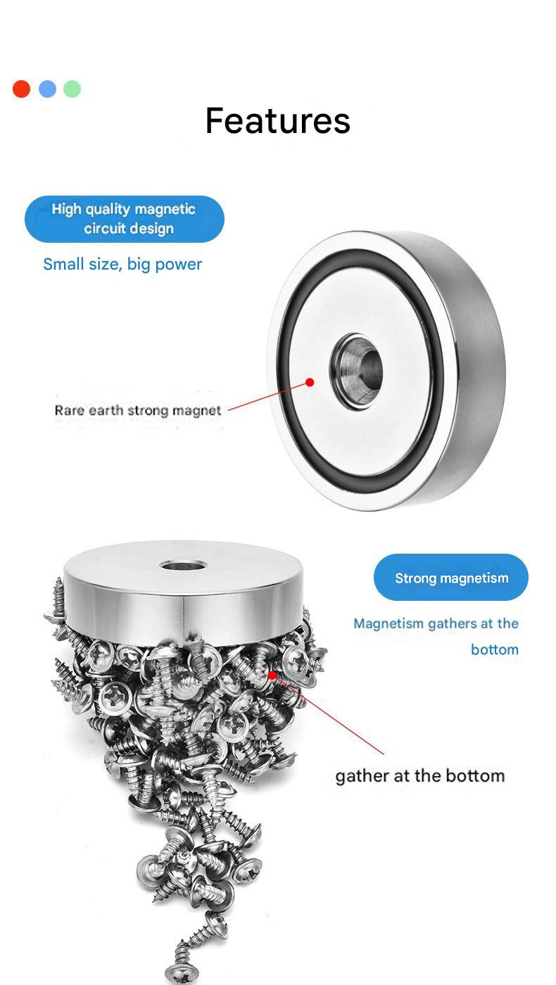 Fishing Magnet: Super Strong Neodymium Magnet for Epic Treasure Hunting