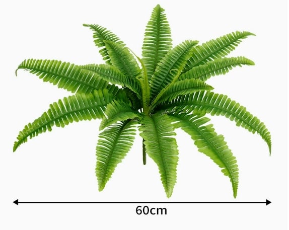 🌱 UV-Resistant Lifelike Artificial Boston Fern
