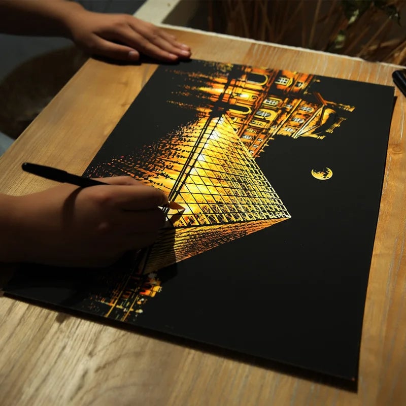 ✍️#1 Scratch Paintings✍️