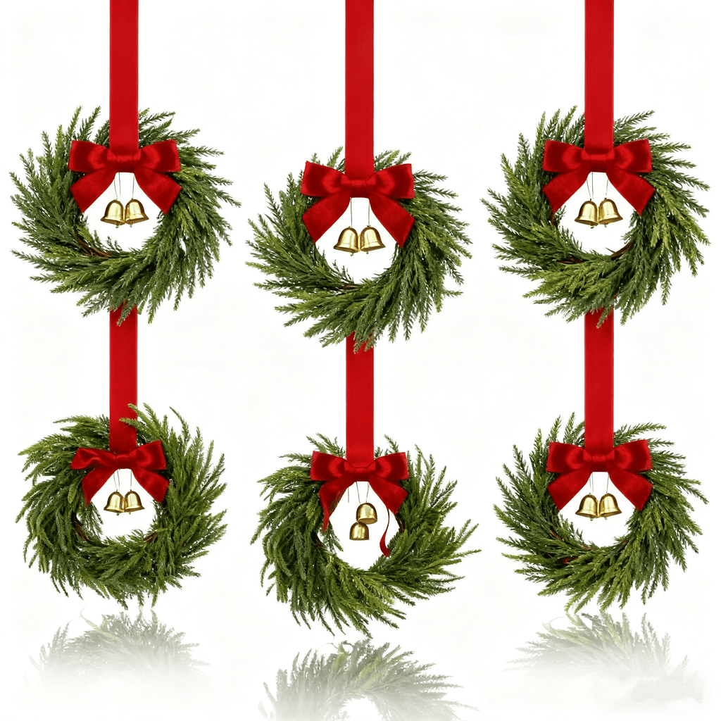 🔥 Almost Gone-💥🎀Mini Christmas wreaths for cabinets — the ultimate festive magic
