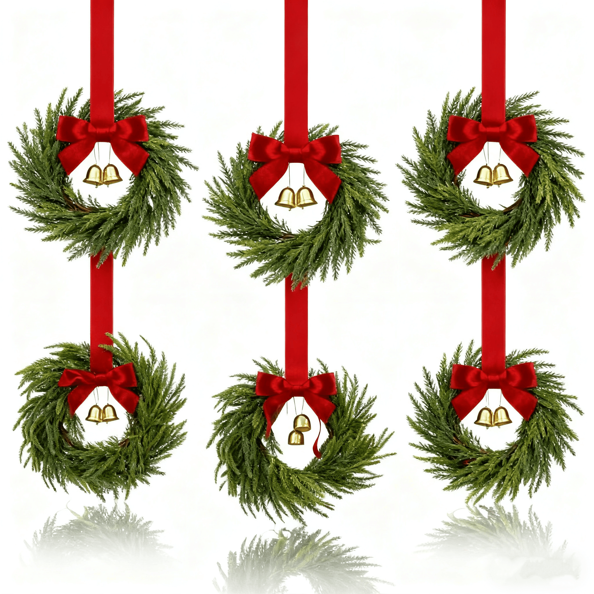 🔥 Almost Gone-💥🎀Mini Christmas wreaths for cabinets — the ultimate festive magic