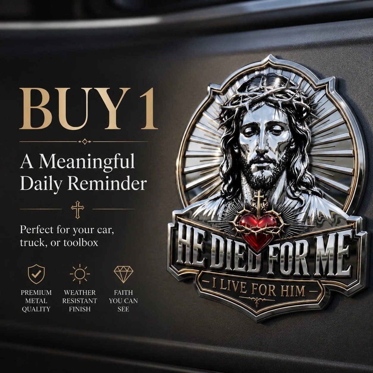 🔥 He Died For Me Emblem