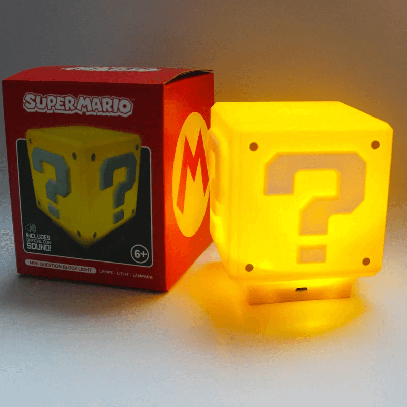 Super Mario Bros LED Question Mark Brick Night Light