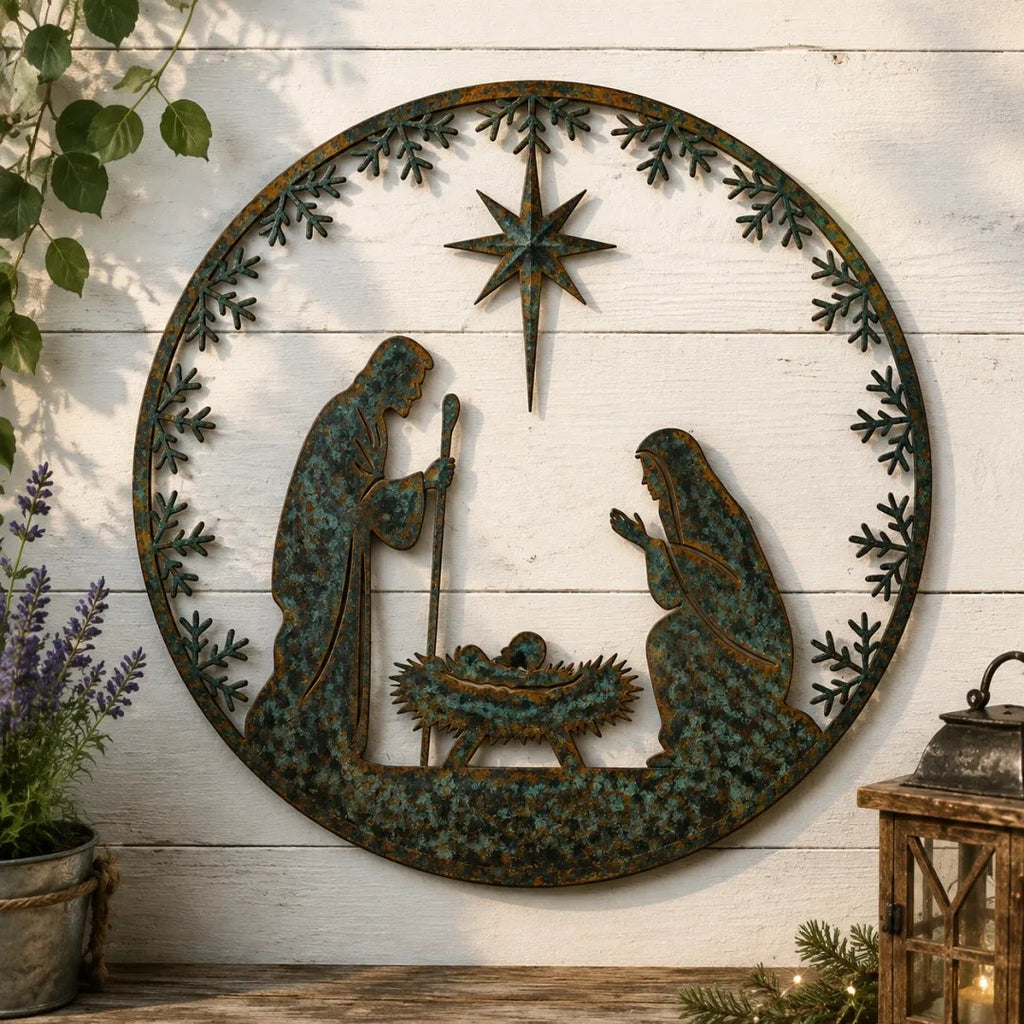 🎉Nativity Scene Christmas Wall Decor - A Beautiful Celebration of Faith, Hope & the True Meaning of Christmas