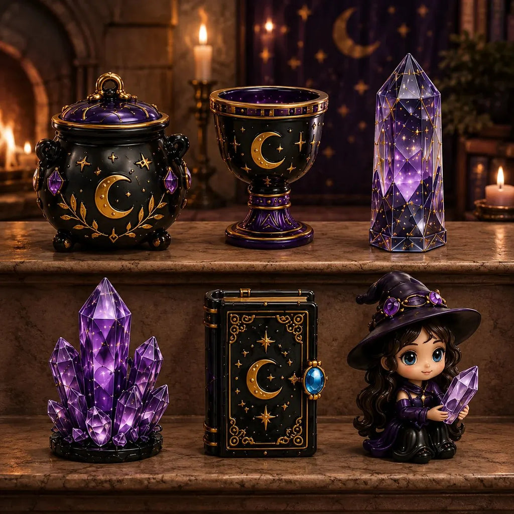 | 24 Tage voller mystischer Miniaturen, kristallinspirierter Überraschungen und zauberhafter Hexen-Fantasie ✨🔮 🔮