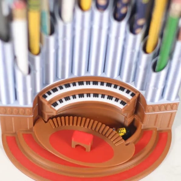 "Pipe Organ Pen & Pencil Holder 🎹🖊️ – Unique Desk Organizer"
