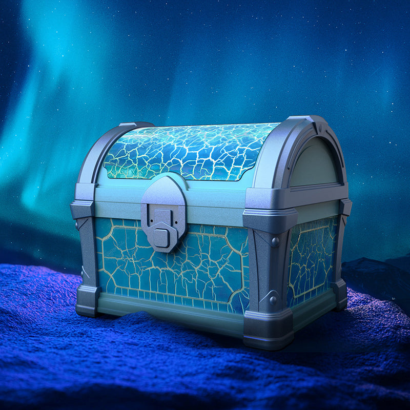 ✨[Treasure Chest Aurora Projection Night Light]✨