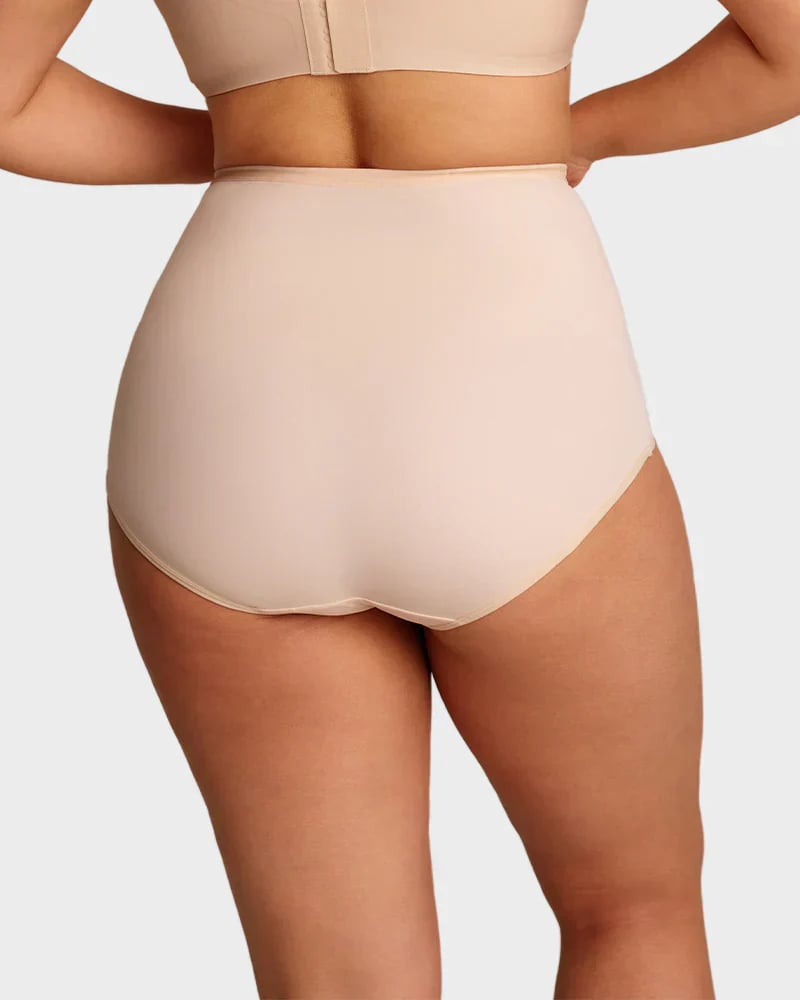 🌸Limited-Time Off-Buy 2 Get 1 Packs✨Plus-Size High-Waist Cross Tummy Control Panties