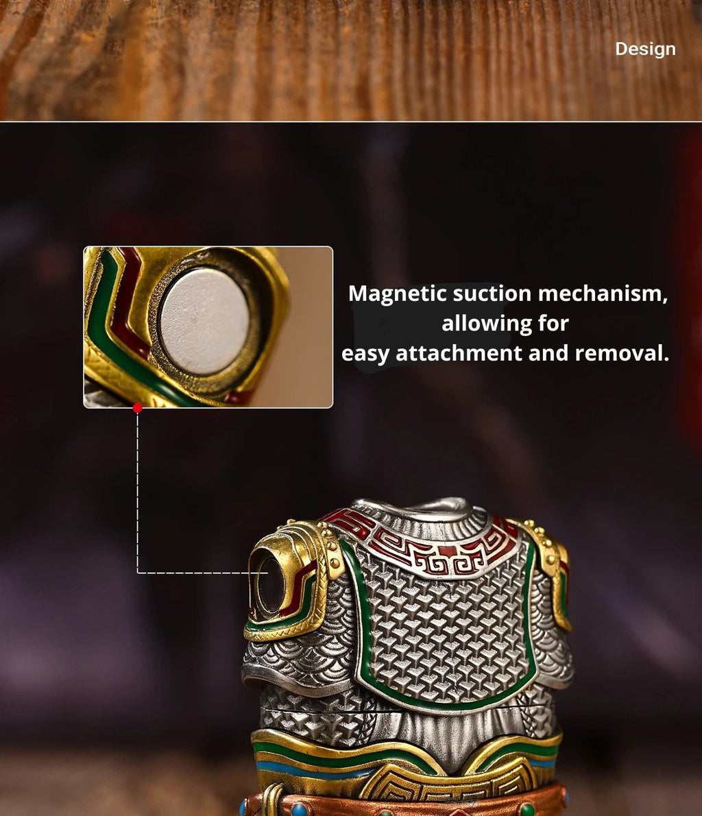 Zippo Lighter Luminous Heavy Armor Ever-Victorious General Hand-Made Ornaments