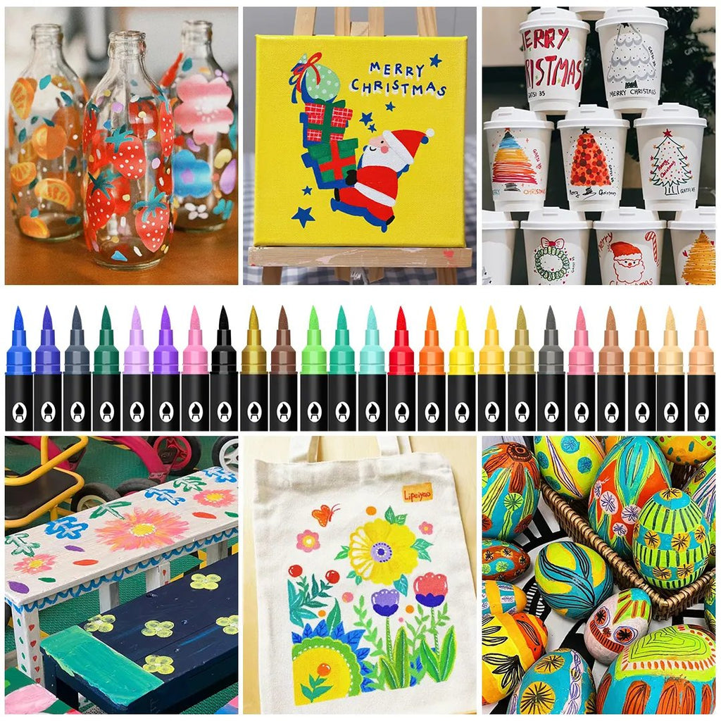 🔥🎨Double-Ended Art Markers for Professionals & Beginners!