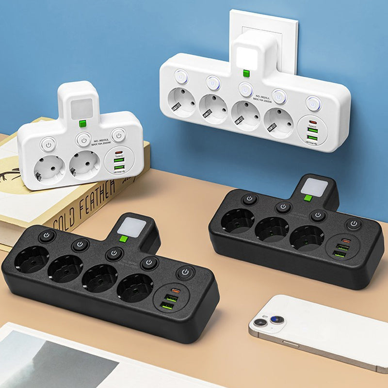 📢📢 ⏰Smart power strip with USB ports