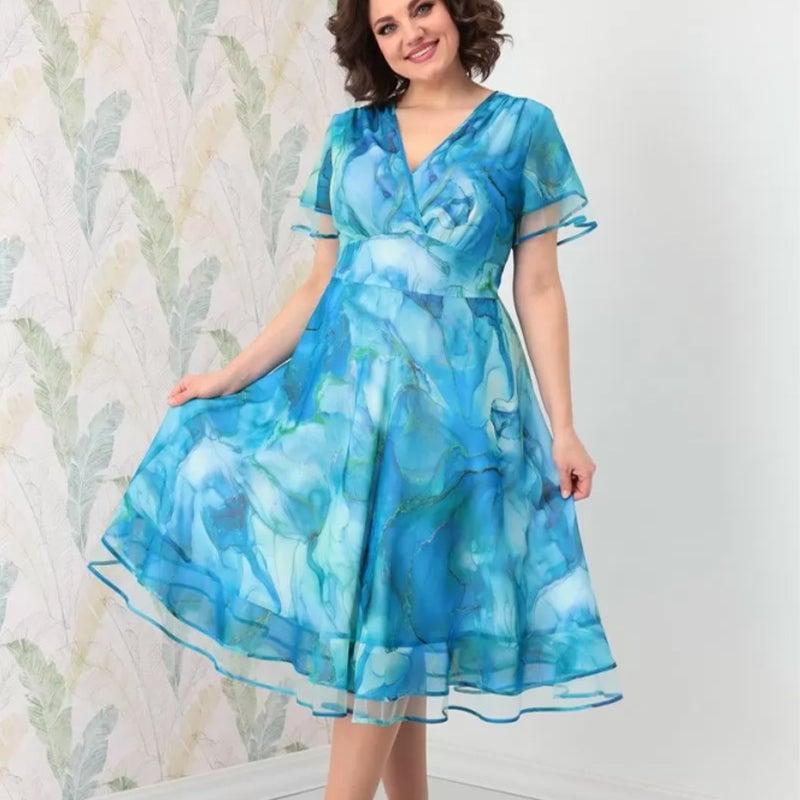 ✨Women's flowy midi dress