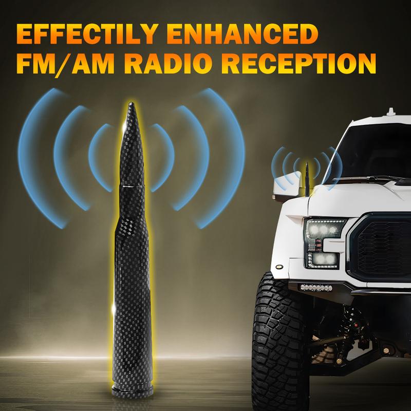 14cm Bullet Antenna Mast Power Radio AM/FM Replacement Universal