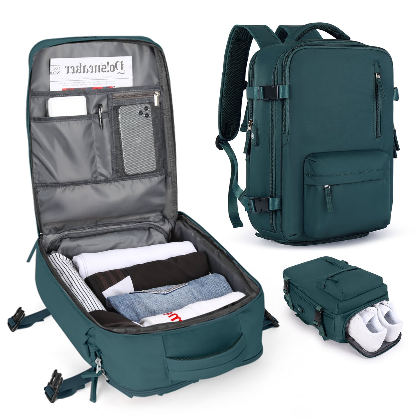 Women Large Travel Backpack Waterproof Hiking Rucksack✨