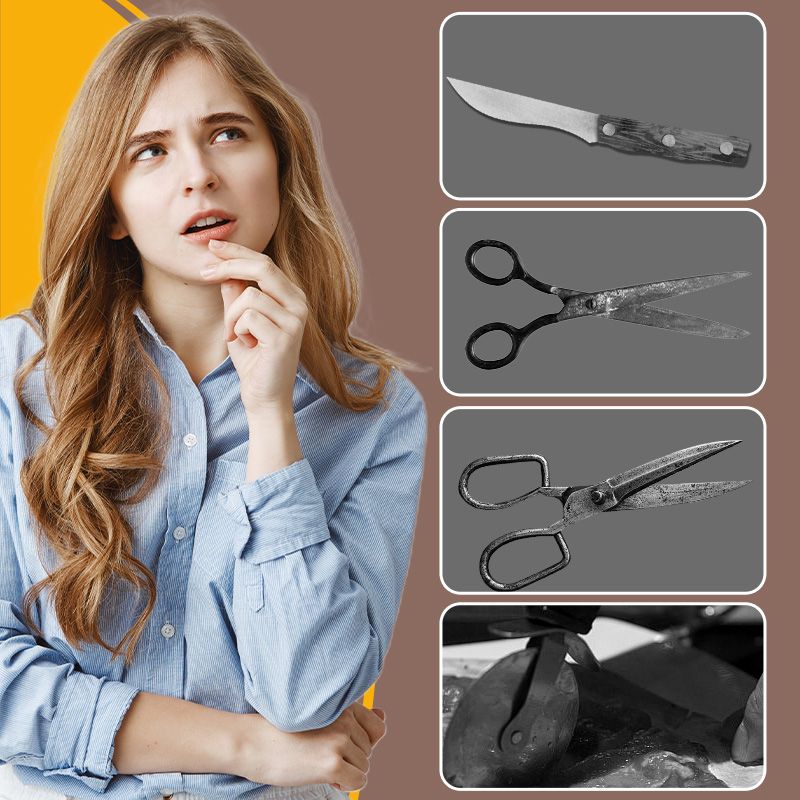 🔥3-in-1 Stainless Steel Pizza Scissors