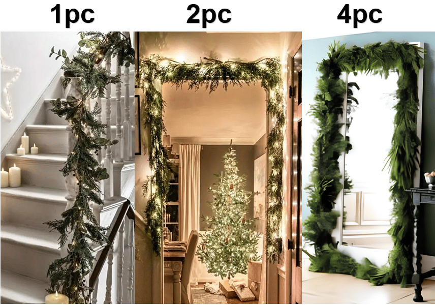 💕Lush Artificial Cedar Garland