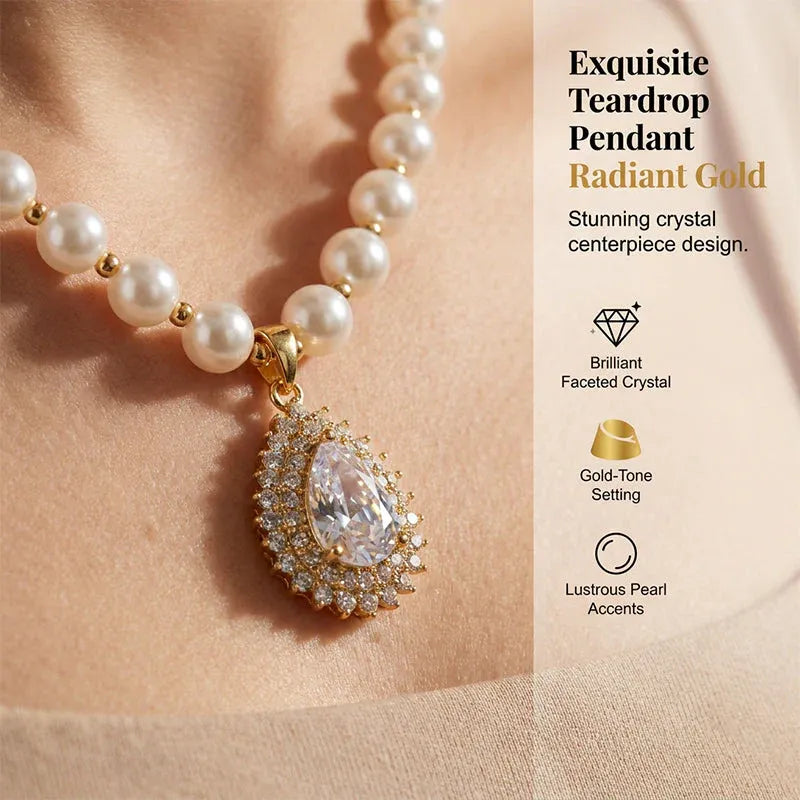 ⏰Women’s Vintage Style Pearl Necklace