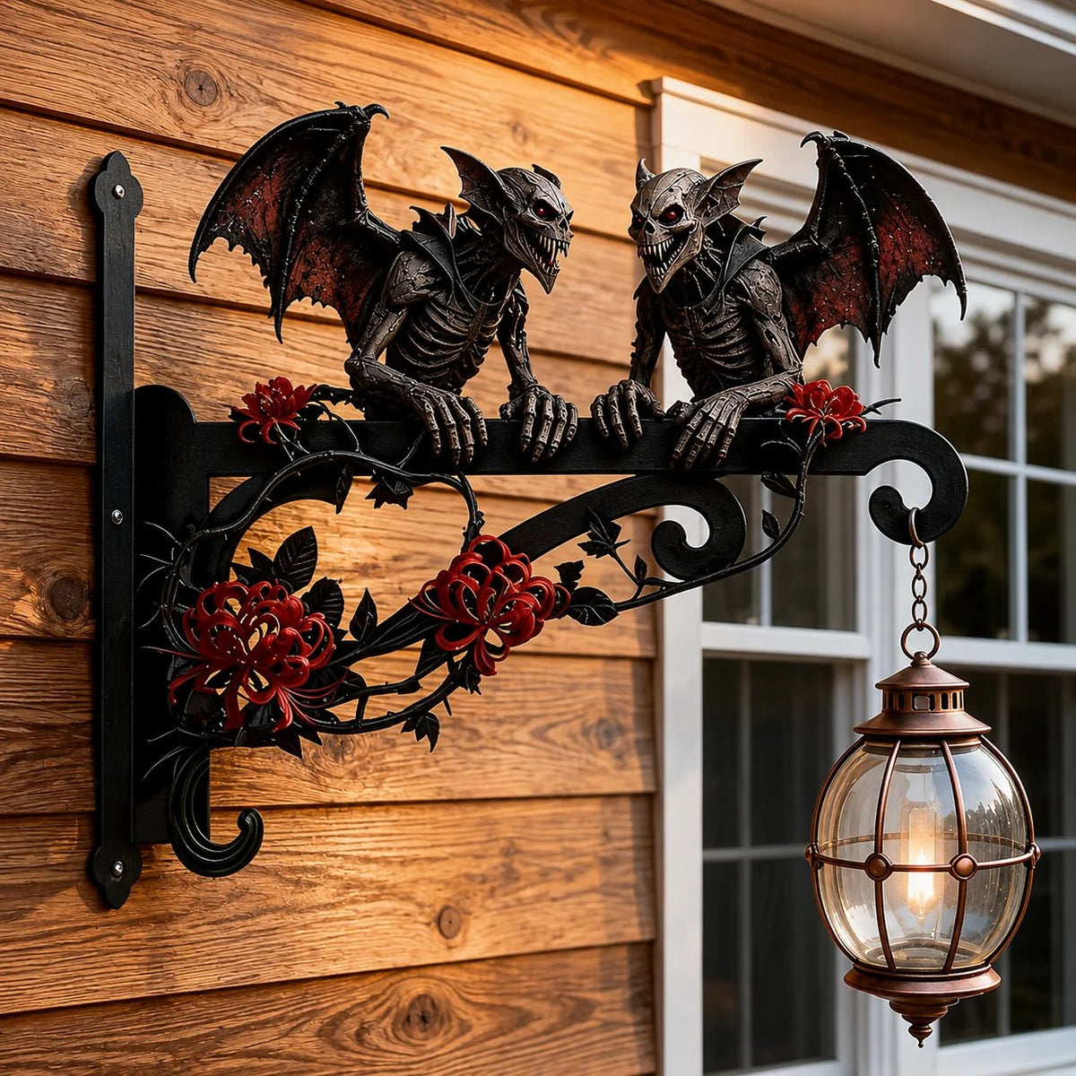 🎉Halloween Decorative Wall Hook - Spooky Outdoor Metal Hanger For Porch & Garden Decor