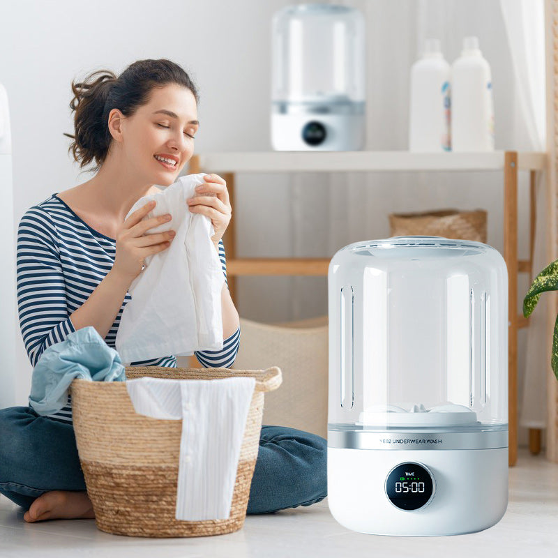 🔥😍Portable Rechargeable Mini Washing Machine for Underwear!