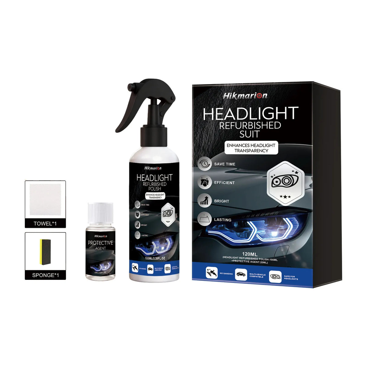 🚗 Automotive Headlamp Restoration Fluid