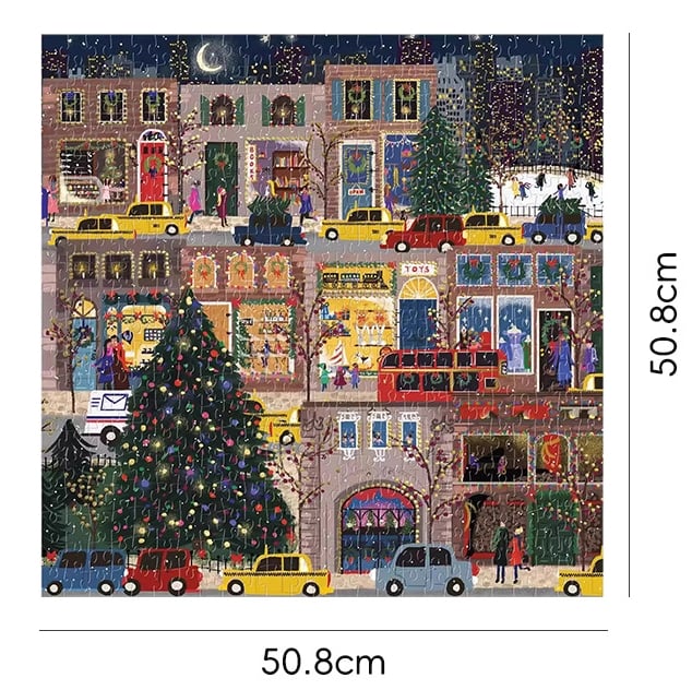 Christmas Winter Lantern Puzzle-500 Piece Paper