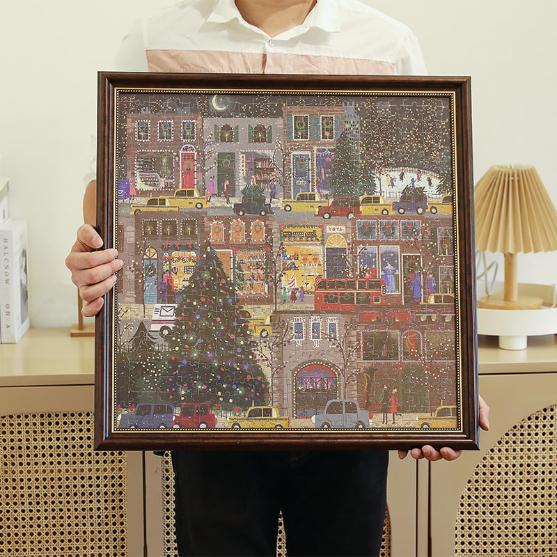 Christmas Winter Lantern Puzzle-500 Piece Paper