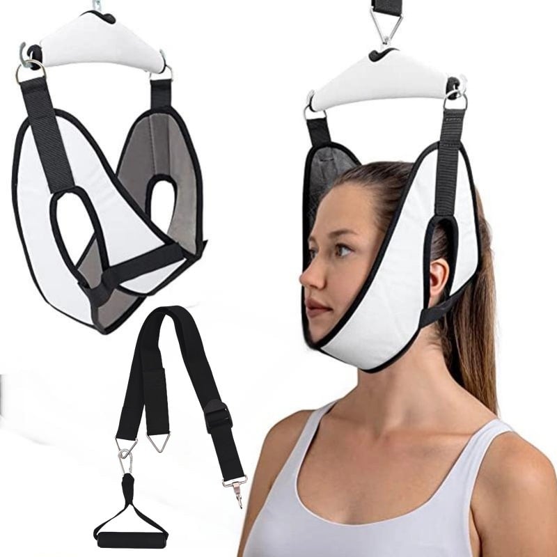 🔥Stretch Away Neck Tension Anytime, Anywhere – The Ultimate Portable Neck Stretcher