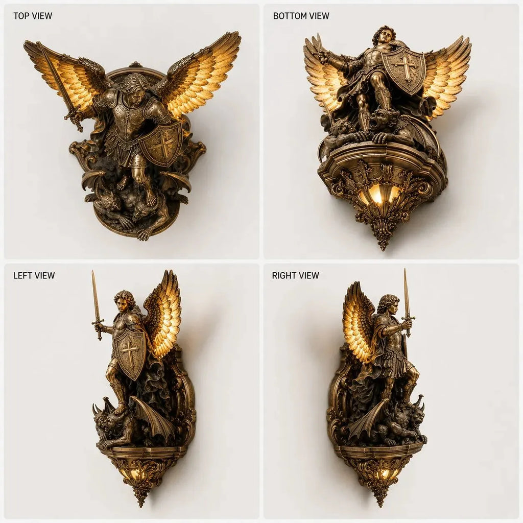 St. Michael Guardian Angel Wall Light✨