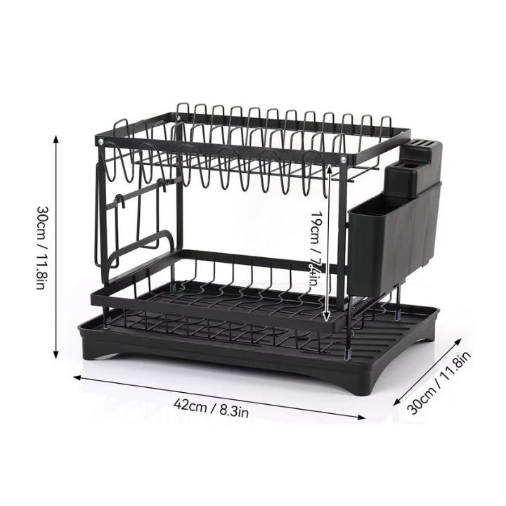 🔥Premium 2-Tier Dish Rack