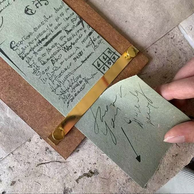 Vintage Clipboard Kraft Notebook