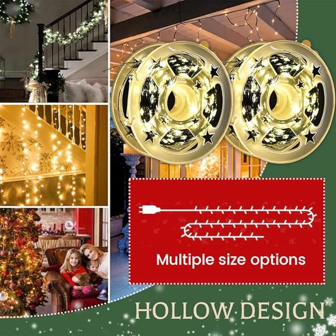 🎁🎄Copper wire string light with firecracker-style lights