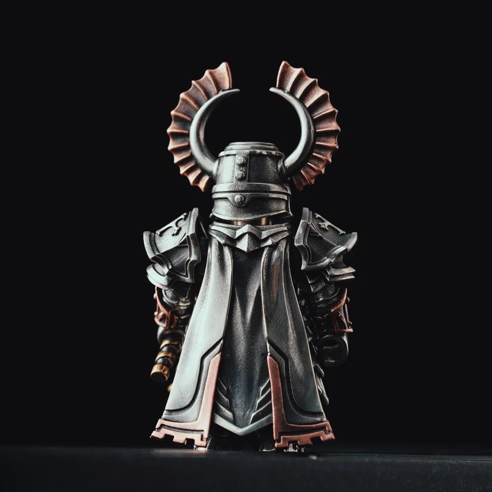 🔥-Crusader Figurine, Magnetic Action Figure, Metal Model Kit, Medieval Knight Statue