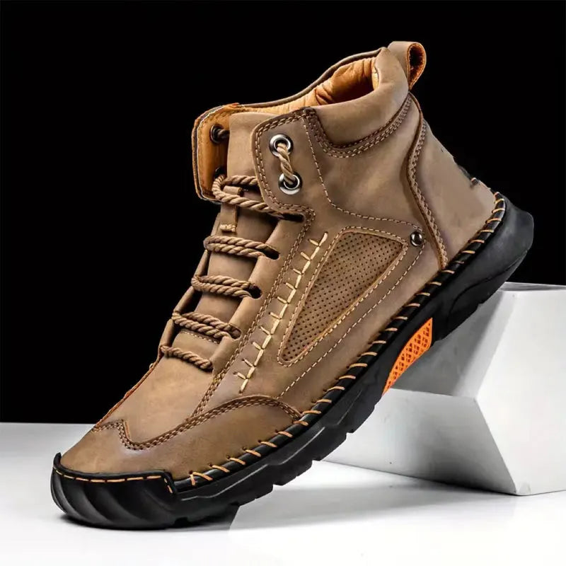 💥Stylish Hand-Stitched Flat Sole Men's Boots💥Ultimate comfort💥