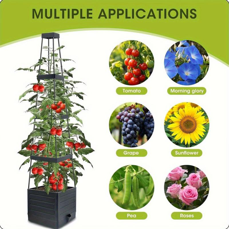🍅Self-watering tomato planting kit with climbing plant support