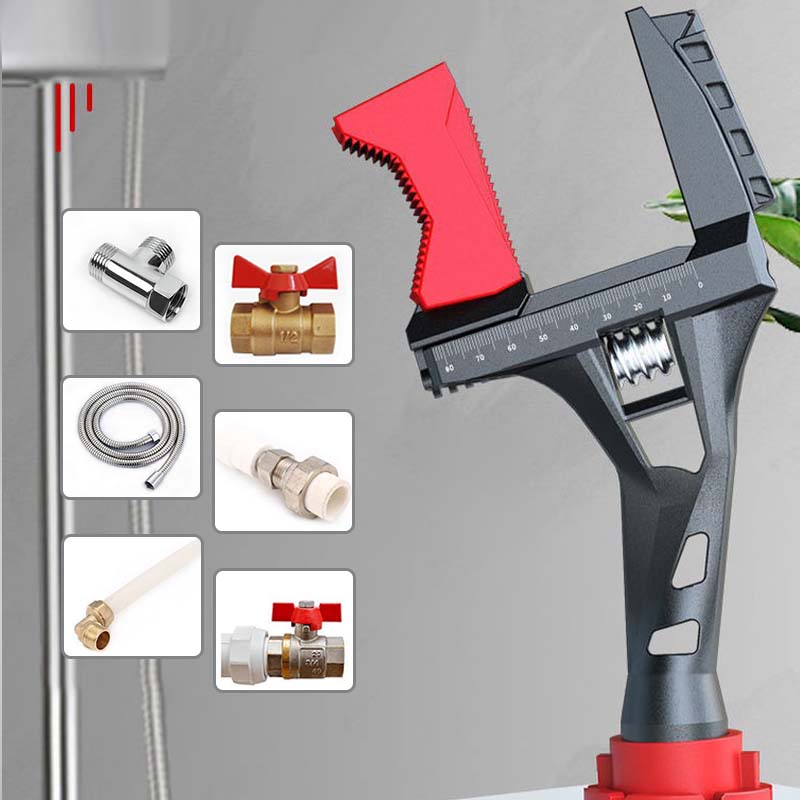 24 in 1 Bathroom Wrench with Large Opening