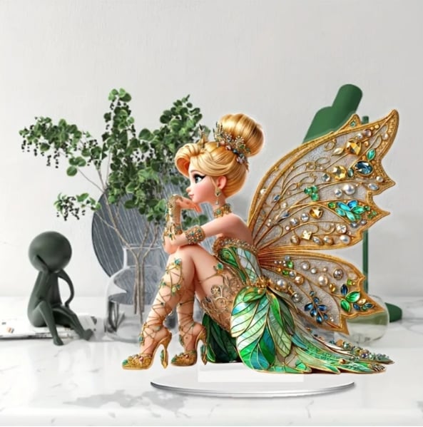 Enchanted Fairy Christmas Figurine (2D)🧚‍♀️