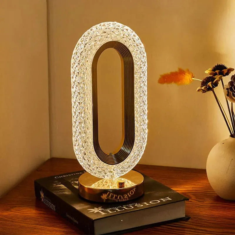 🎄50K+ SOLD! 🎁✨Rechargeable Luxury Crystal LED Night Light Lamp