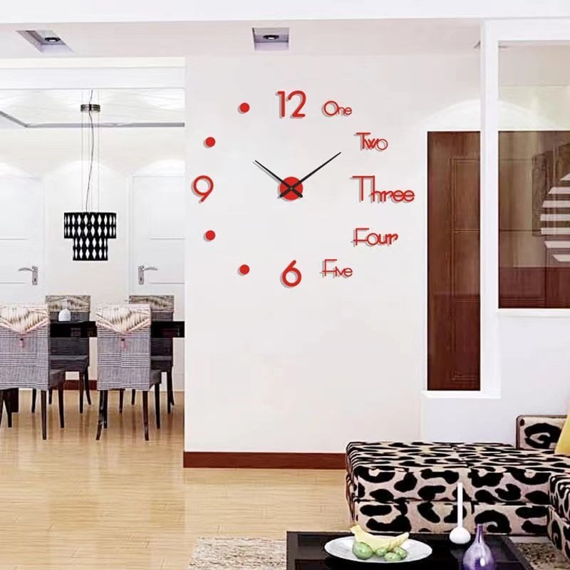 🔥MODERN DIY PUNCH-FREE WALL CLOCK