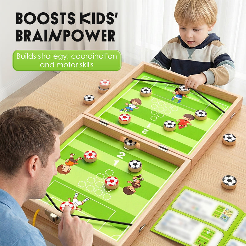 5-in-1 Foldable Wooden Board Game Set